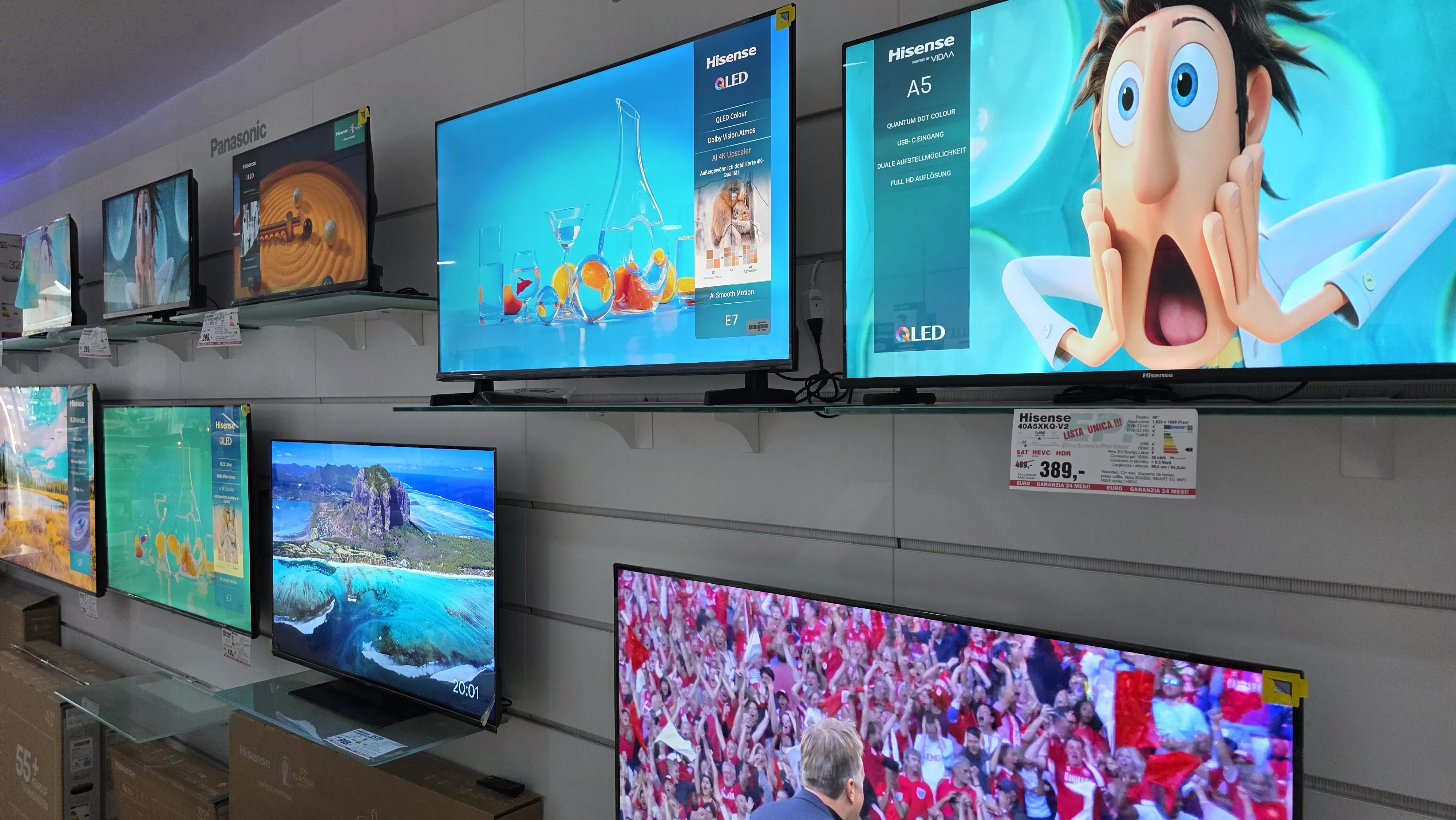 TV, Montage und erste Inbetriebnahme